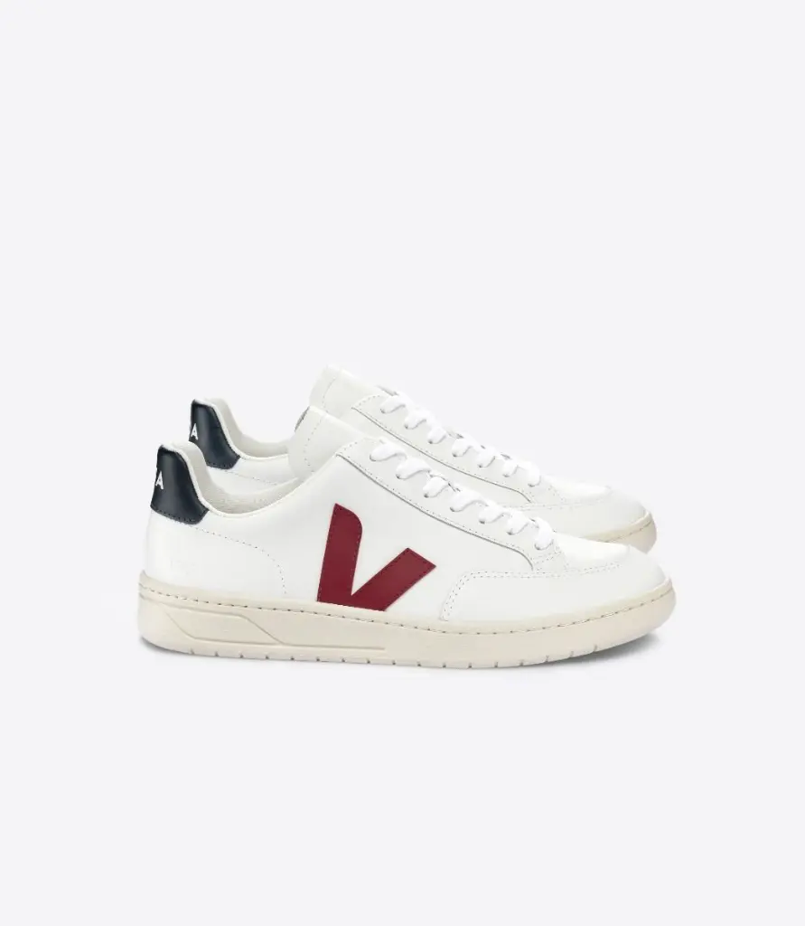 V-12 LEATHER WHITE MARSALA NAUTICO 1.webp