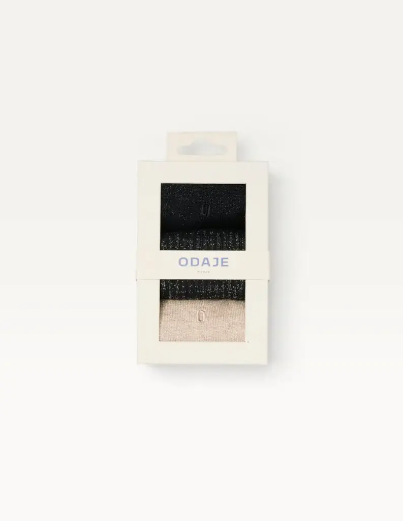 PACK X3 NEW COTELE - NOIR ARGENTE CHAMPAGNE