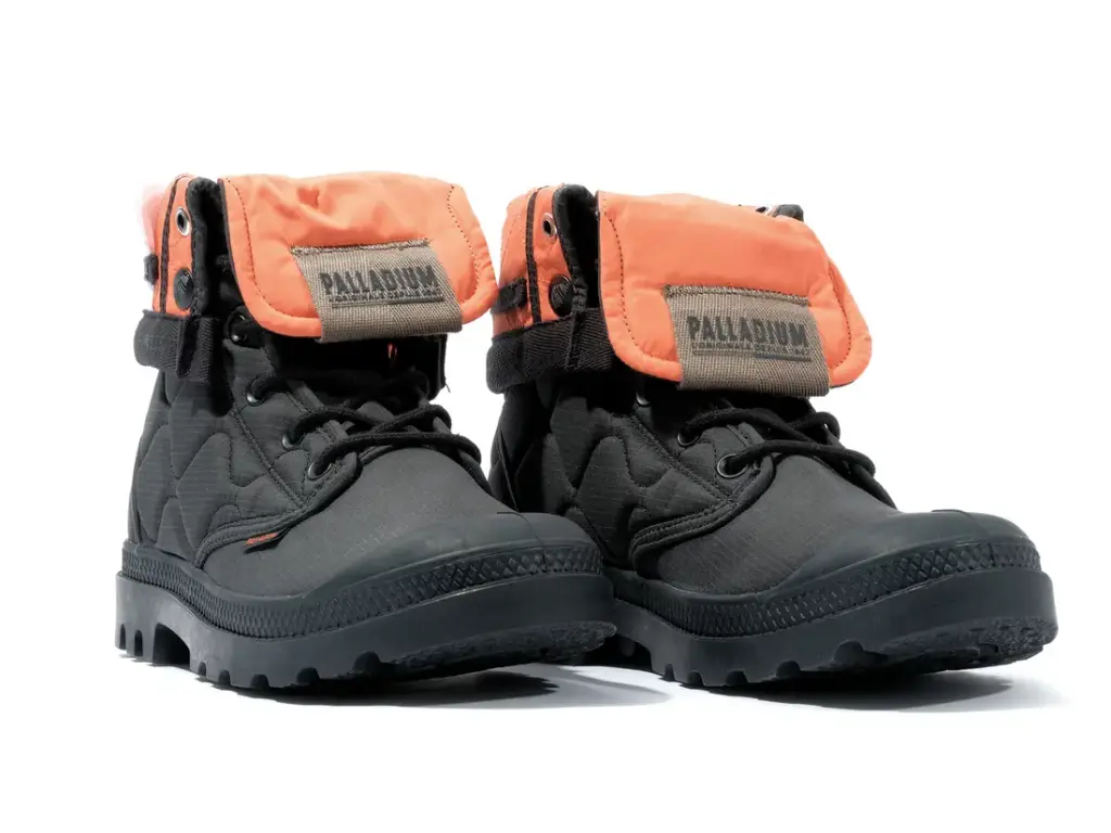 BAGGY RE-QUILTED - BLACK (36)