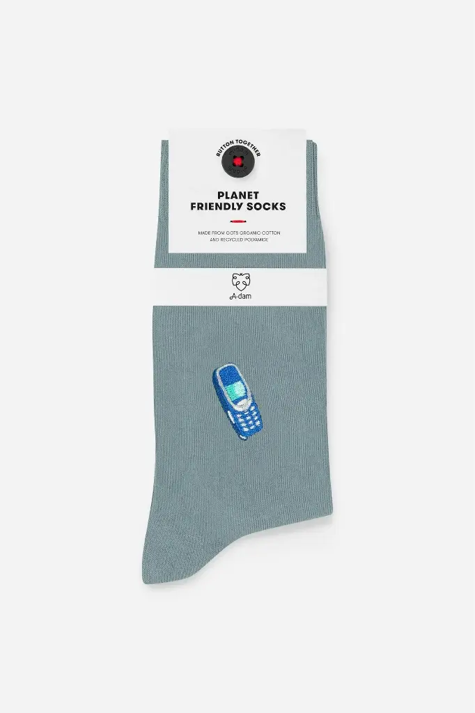 SOCKS CASUAL - BLUE MOBILE