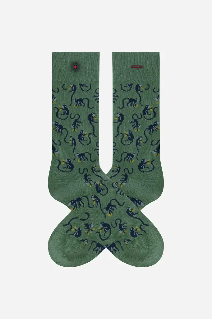 SOCKS CASUAL - MONKEY BANANA