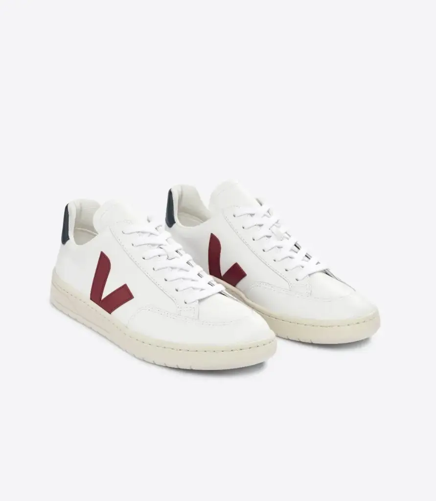 V-12 LEATHER - EXTRA WHITE MARSALA NAUTICO