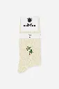 SOCKS CASUAL - OFFWHITE PALM TREES
