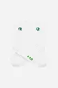 SOCKS QUARTER -WHITE LUCKY ADAM