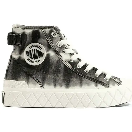PALLA ACE MID TIE DYE - BLACK 