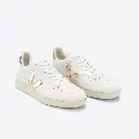 V-10 LEATHER - WHITE PLATINE
