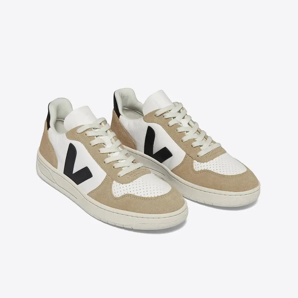 V-10 LEATHER- EXTRA WHITE BLACK SAHARA (36)