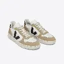 V-10 LEATHER- EXTRA WHITE BLACK SAHARA