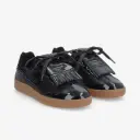 SHEFFIELD GOLF W / NAPPA PATENT - BLACK BLACK