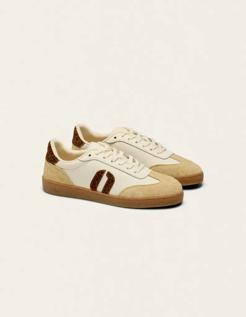 LUCIA - SUEDE EFFILOCHE ECRU LEOPARD