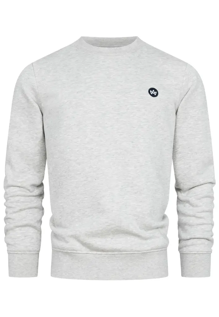 KSLars Organic/Recycled crew s - 913 Lt Grey Mix
