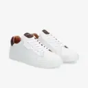 SPARKLE SNEAKER M NAPPA/SUEDE - WHITE/CAFE 