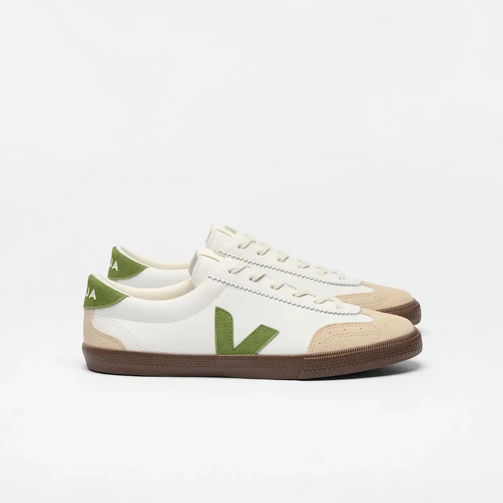 VOLLEY O.T. LEATHER - WHITE KIWI
