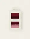 PACK X3 FANTAISIE - COTELE ROUGE BORDEAUX ROSE 