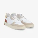 ORDER SNEAKER M / NAP/SUEDE/MESH WHITE/UMBER/WHITE