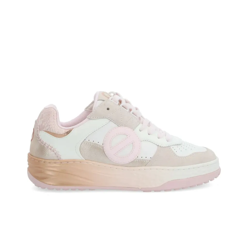 TYLER COURT W NAPPA/SDE/NACRE O.WHITE/O.WHITE/PINK SOLE GRADIANT PINK (36)
