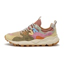 YAMANO 3 WOMAN SUEDE/NYLON CREAM-MILITARY-PINK