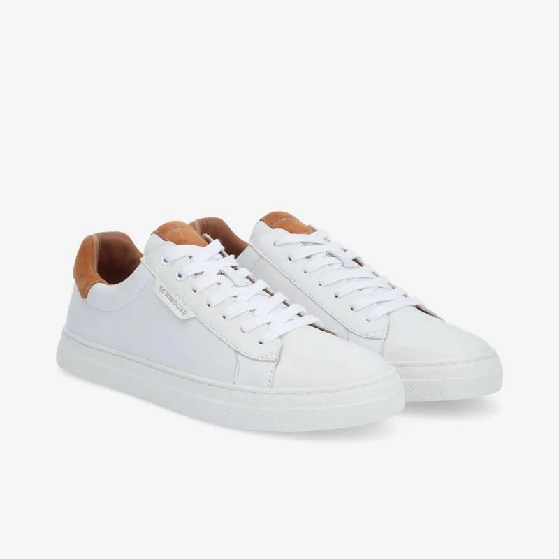 SPARKLE SNEAKER M  -NAPPA/SUEDE - WHITE/BRICK