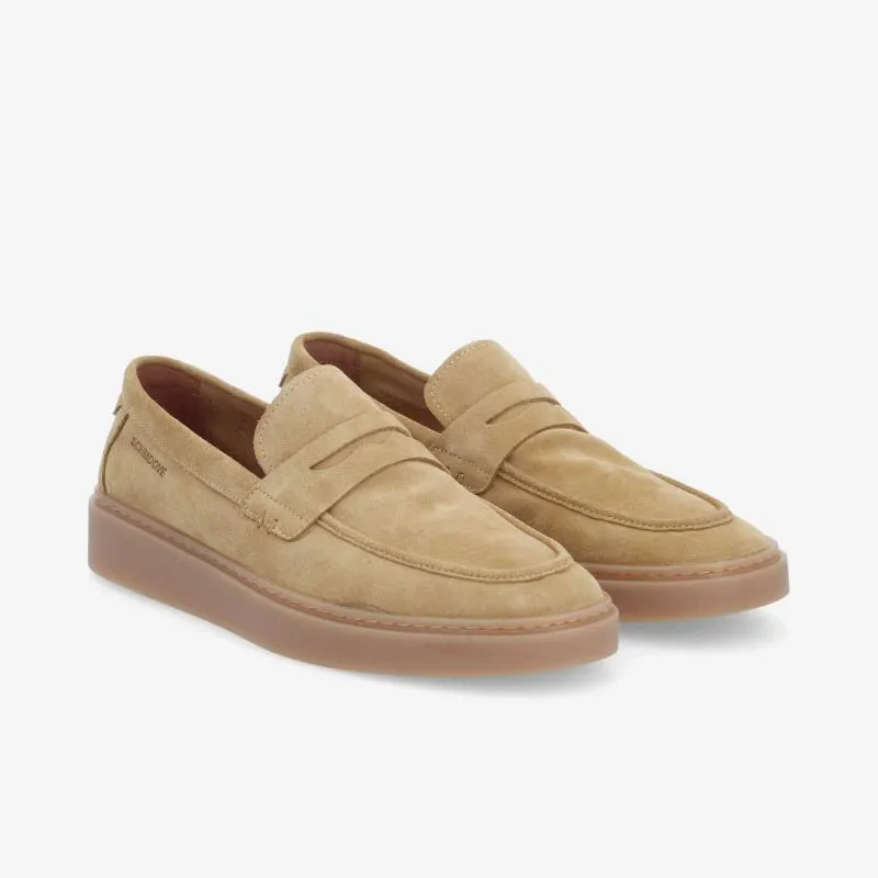 LOAFLY MOC M- SUEDE -CAMEL (41)