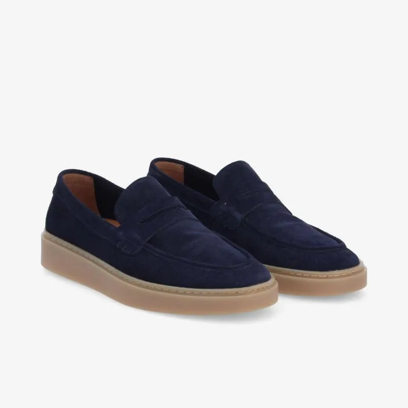 LOAFLY MOC M- SUEDE - NAVY (41)