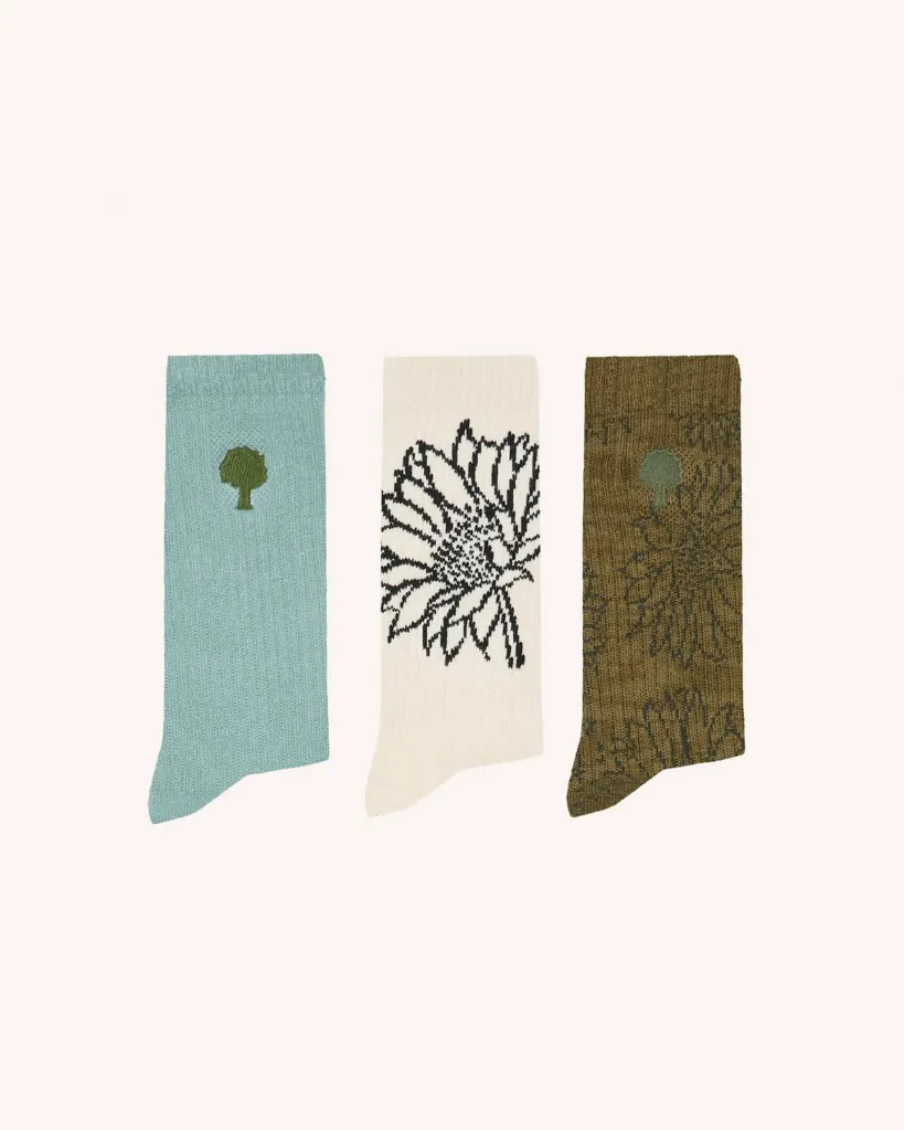 SPORT SOCKS X3 UNDERWEAR KNIT-ECR64