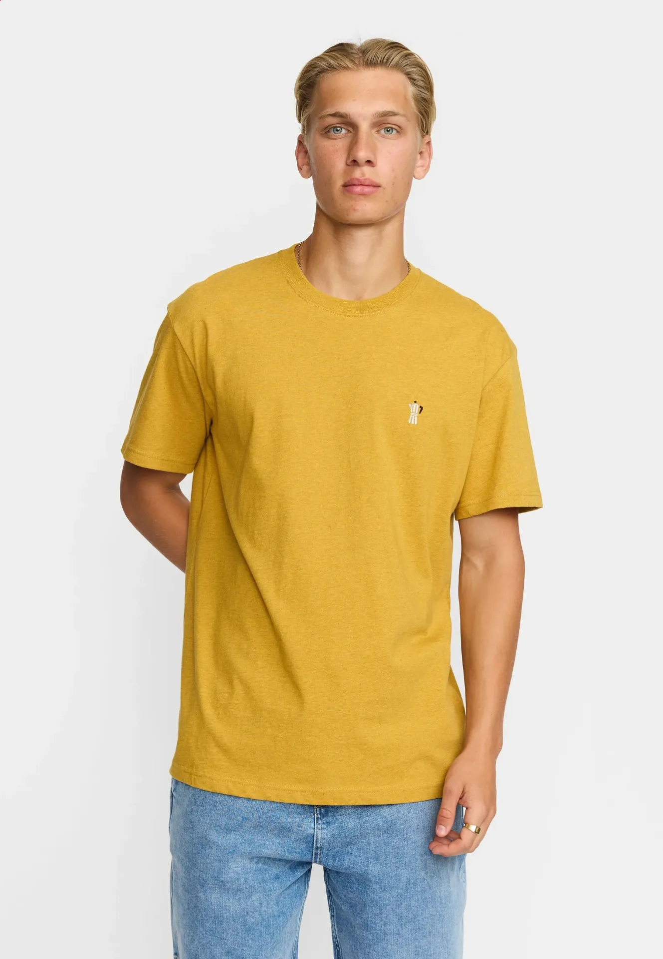 Application T-Shirt -BIALETTI-YELLOW (S)