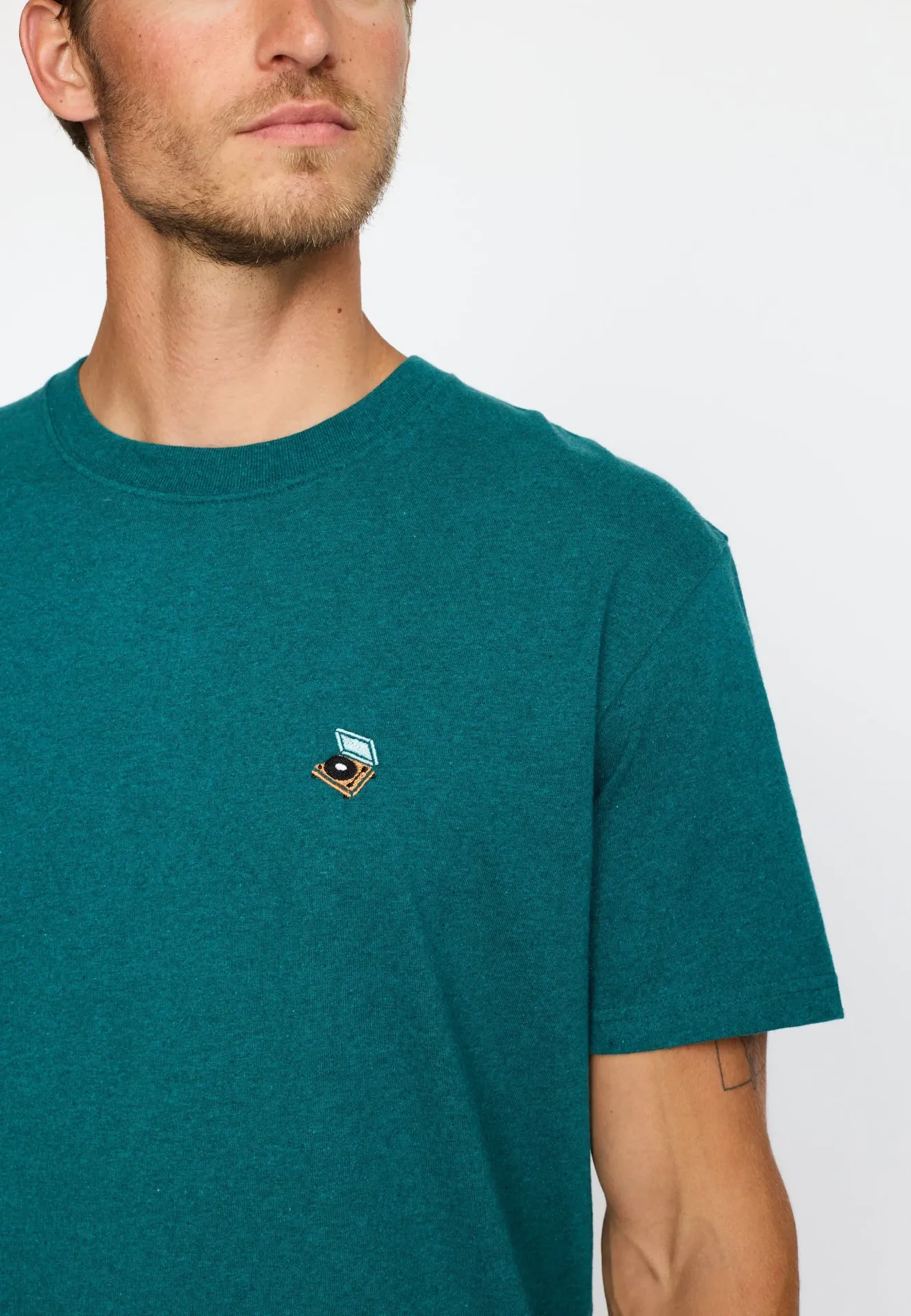 Application T-Shirt -PLATINE-PETROL