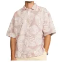 OVERSIZE SHORT-SLEEVED SHIRT-DARK ORANGE