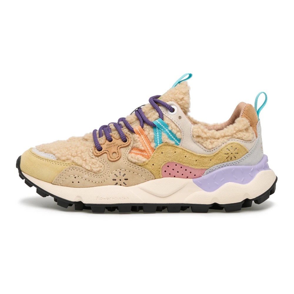 YAMANO 3 WOMAN SUEDE/TEDDY BEIGE-MULTI