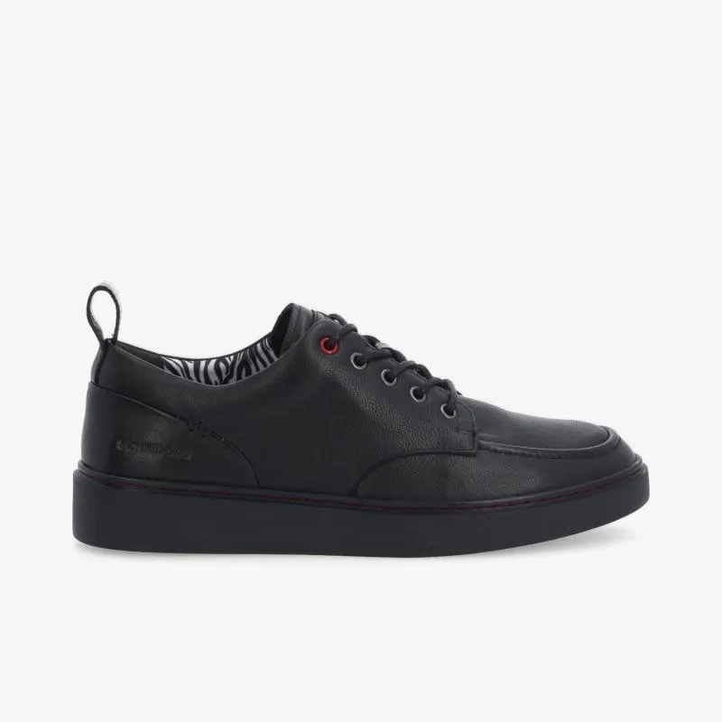 LOAFLY PLATO M TUMBLED LEATHER BLACK