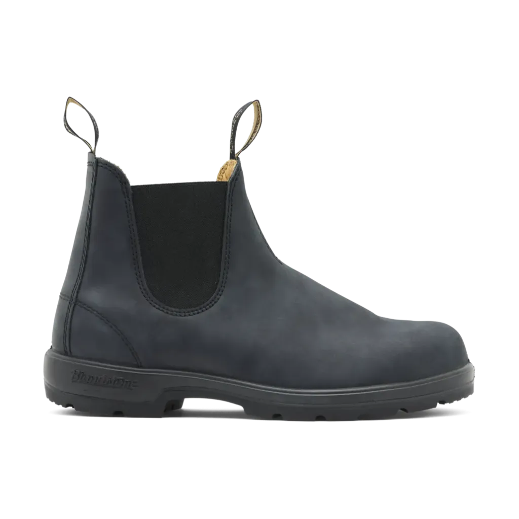 CLASSIC CHELSEA BOOTS 587 RUSTIC BLACK (37)