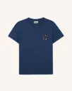 ARCY T-SHIRT KNIT - VELO LOUP -BLU02