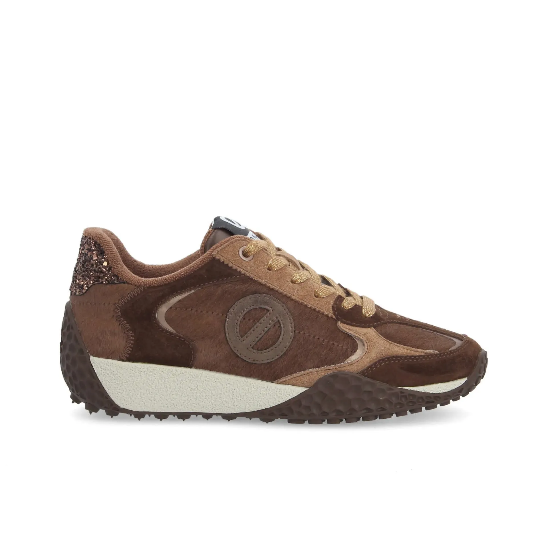 KATE SNEAKER W PONY/SUEDE/SDE CHOCO/BROWN/CAMEL