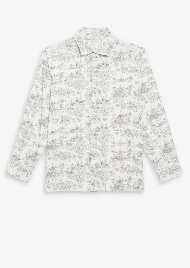 MATTER MEN SHIRT -PATTERN BLACK
