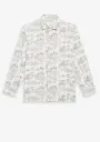 MATTER MEN SHIRT -PATTERN BLACK
