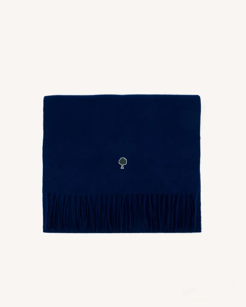 BIG SCARF KNIT -BLU02