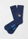 BEDUCK EMBROIRED-BLUE