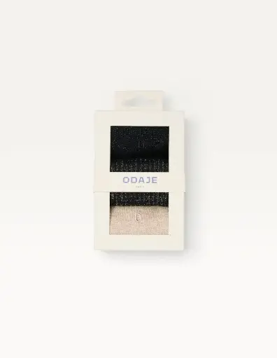 PACK X3 NEW COTELE - NOIR ARGENTE CHAMPAGNE