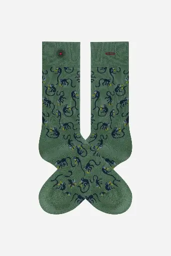 SOCKS CASUAL - MONKEY BANANA
