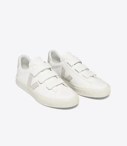RECIFE LOGO LEATHER - WHITE NATURAL