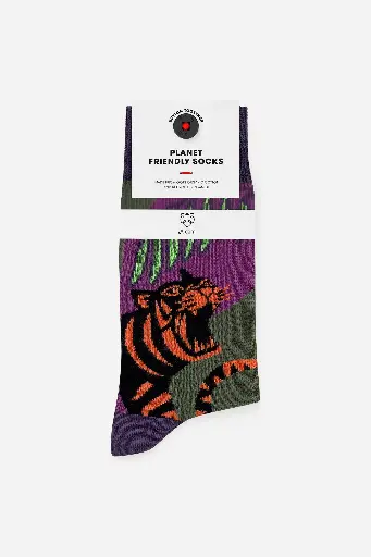 SOCKS CASUAL - GREEN JUNGLE