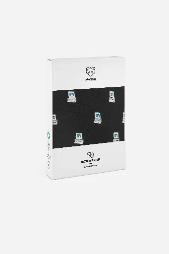 BOXER BRIEF - BLACK COMPUTER
