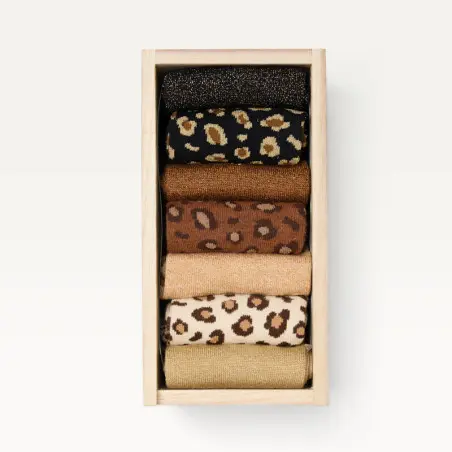 SEMAINIER - LEOPARD ET PAILLETTES