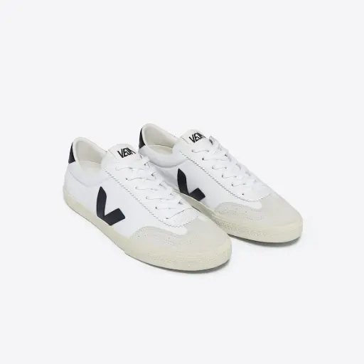 VOLLEY CANVAS - WHITE BLACK