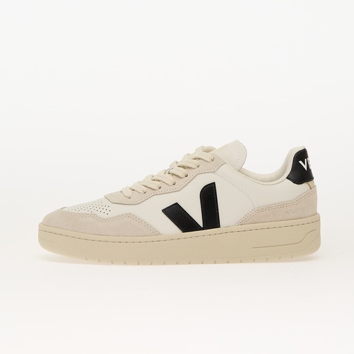 V-90 O.T. LEATHER - WHITE BLACK